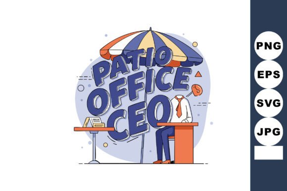 Download Patio Office Workspace Concept with CEO - Premium Bundle