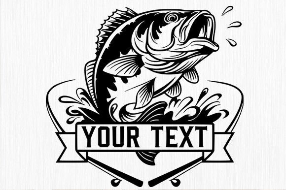 Download Bass Fishing Monogram Svg , Fishing Svg - Fishing Collection