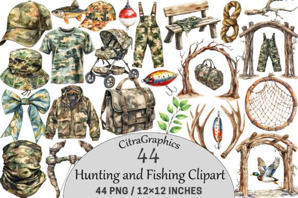 Download Hunting and Fishing Clipart. - Fishing Collection